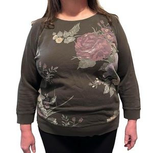 Vintage Natural Reflections Floral Top